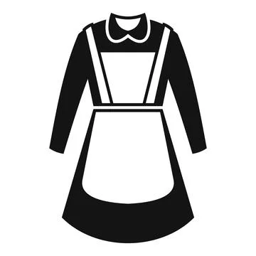 Jacket dress icon simple vector. School uniform Stockillustratie