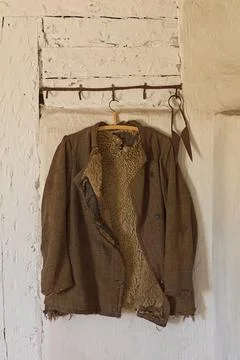 Jacket hanging. Stock Photos