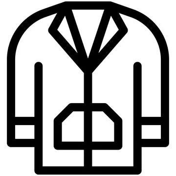 Jacket icon, Marathon related vector Stock Illustration