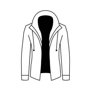 Jacket icon vector Stock Illustration