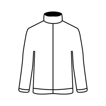 Jacket icon vector Stock Illustration