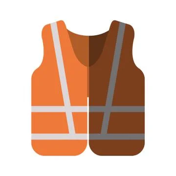 Jacket of industrial security design Stock Illustration