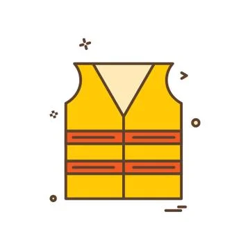 Jacket labour icon vector design Stock Illustration