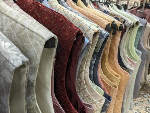 Jacket for Men at the shop Stock Photos