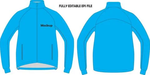 Jacket Mockup Stock Illustration