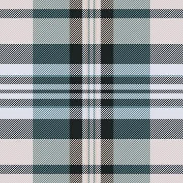 Jacket plaid texture background, british fabric check textile. 1950s vector.. Stock Illustration