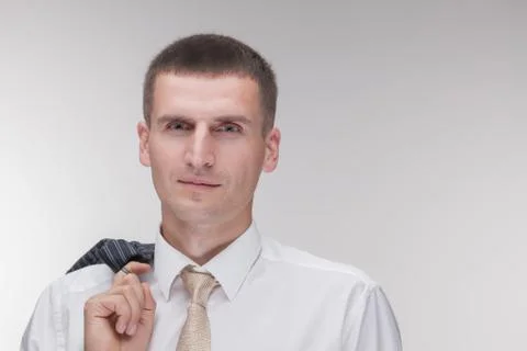 Jacket shoulder tie Stock Photos