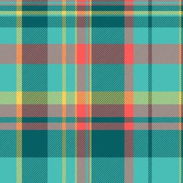 Jacket vector pattern background, harvest texture tartan textile. Wear seam.. Stock Illustration