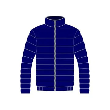 Jacket in vector on white background Stock Illustration