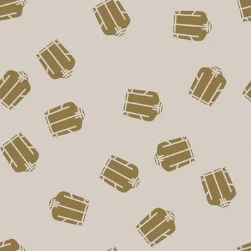 Jacket waterproof running accessories glyph vector seamless pattern Illustrazione stock