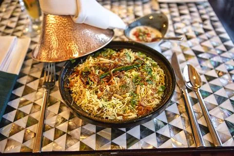 Jackfruit Biryani Stock Photos