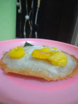 Jackfruit-flavored serabi Fotos de archivo