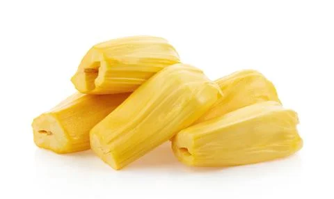 Jackfruit  isolated on white background full depth of field Stock Photos