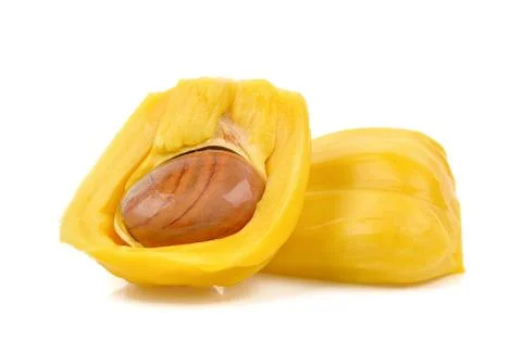 Jackfruit isolated on the white background Stock Photos