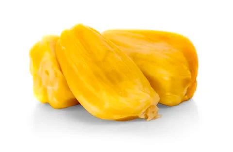 Jackfruit isolated on white background. Stock Photos