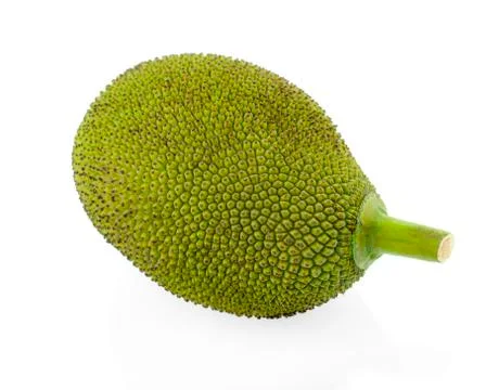 Jackfruit isolated on white background. Stock Photos