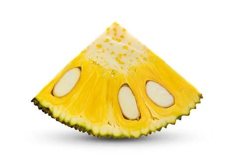 Jackfruit isolated on white background Stock Photos