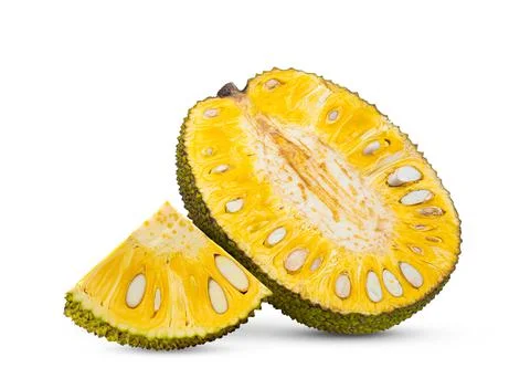 Jackfruit isolated on white background Stock Photos