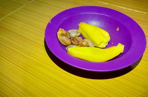 Jackfruit on the plate Stock-Fotos