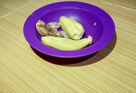 Jackfruit on the plate Stock-Fotos