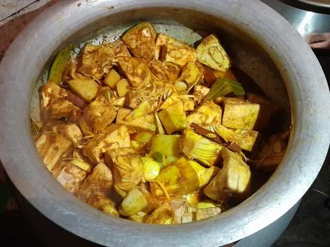 Jackfruit as a vegetable raw food Stock Photos