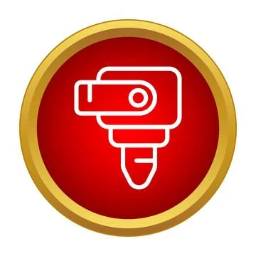 Jackhammer construction tool icon inside golden frame Stock Illustration
