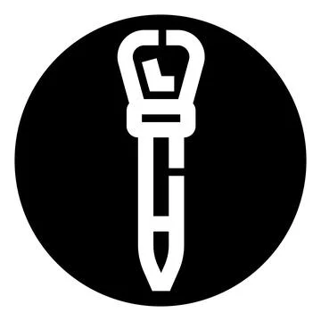 Jackhammer drill bit power tool icon design Stock Illustration