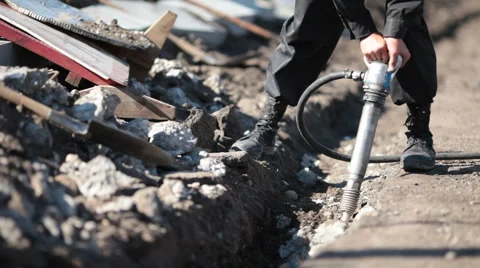 Jackhammer Stock Footage 1013976