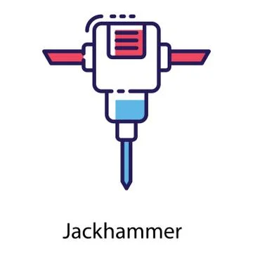 Jackhammer Stock Illustration
