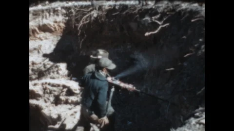 Jackhammer Mining 1939 Stock Footage 242879315