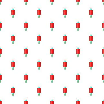 Jackhammer pattern, cartoon style Stock Illustration