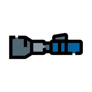 Jackhammer power tool for construction and demolition Stock Illustration