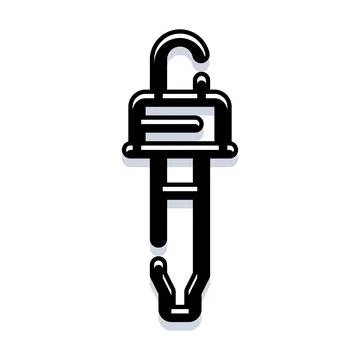 Jackhammer tool for construction and demolition work Stock Illustration