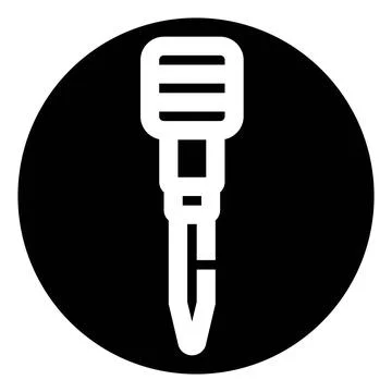 Jackhammer tool icon vector illustration for construction work Illustrazione stock