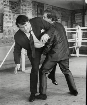 Jackie Pallo Wrestler At Self-defence Demonstration 1965. Stock Photos