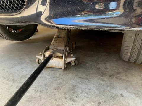 Jacking Up Vehicle Stock Photos