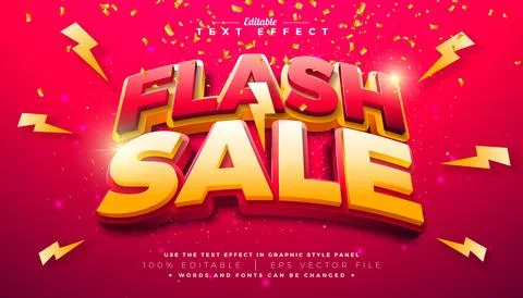 Jackpot 3D Text Effect Design Editable and Scalable Vector Graphic Style Effect Stock Illustration