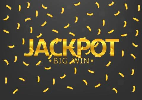 Jackpot Big Win illustration Illustrazione stock