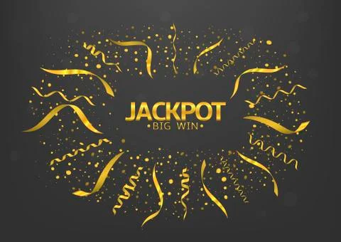 Jackpot Big Win illustration Illustrazione stock