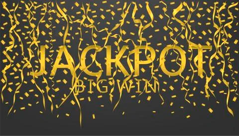 Jackpot Big Win illustration Stock Illustration