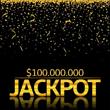 Jackpot Big Win illustration Illustrazione stock