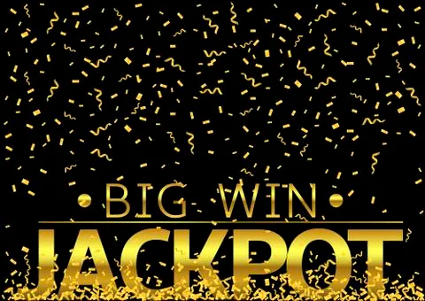 Jackpot Big Win illustration Illustrazione stock