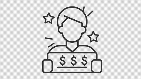 Jackpot icon animation Stock Footage 241227879