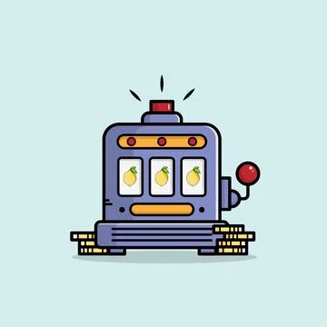 Jackpot Machine Stock Illustration