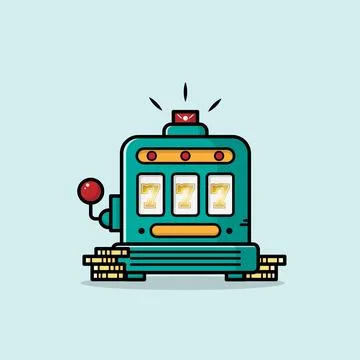 Jackpot Machine Stock Illustration