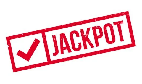 Jackpot rubber stamp Stock Illustration