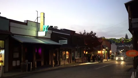 Jackson, CA - Holiday Season in Gold Country - Amador County 2021 07 Stock Footage 180521953