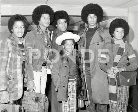 Photograph: The Jackson Five Pop Group (from Left) Marlin Jackson ...