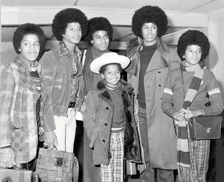 The Jackson Five Pop Group (from Left) Marlin Jackson Jackie Jackson Tito Jackso Stock Photos