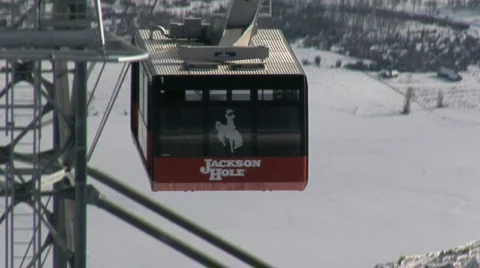 Jackson Hole Tram Stock Footage 635827
